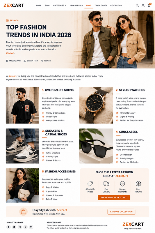 Top Fashion Trends in India 2026