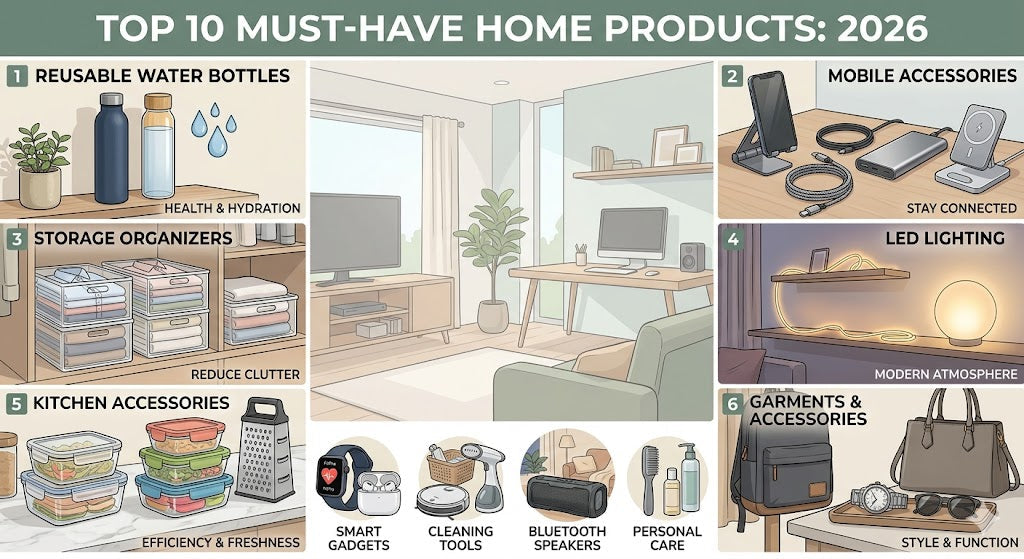 Top 10 Must-Have Products for Every Home in 2026