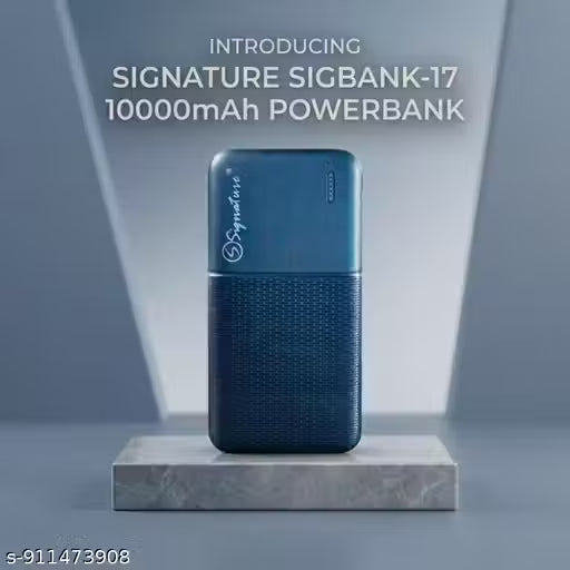 Signature Sigbank 17 Power Bank | Fast Charging | High Capacity | Dual Output | Compact & Portable