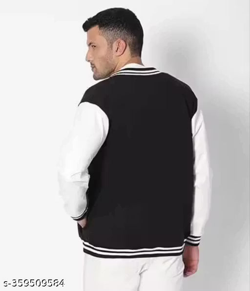 Versity Jacket Black and White