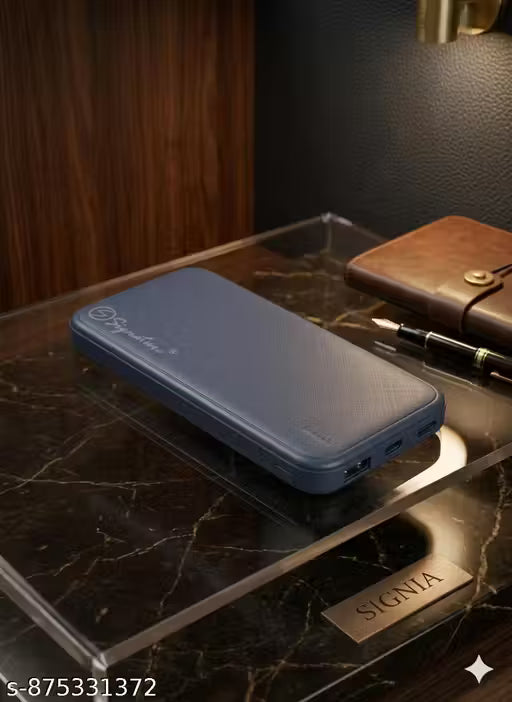 ClipNgo BEST Sleek 10000 mAh Power Bank ,Fast Charging for Mobile) BLUE